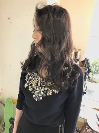 ロング カラー ヘアアレンジ 佐藤 輝幸のヘアスタイル