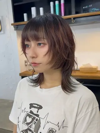 ミディアム 🐺ウルフカット特化 ショート募集/今川のヘアスタイル