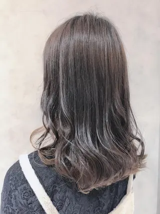 ミディアム 中村 幸子のヘアスタイル
