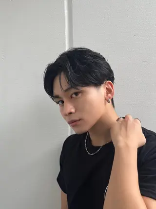 ミディアム メンズ 【メンズ特化】池袋 韓国スタイル飯塚のヘアスタイル