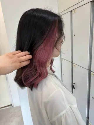 カラー 🫧松尾彩舞樹🫧 アレンジ/艶カラー✨のヘアスタイル