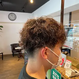 パーマ メンズ アクストスタイル川勝 しずかのヘアスタイル