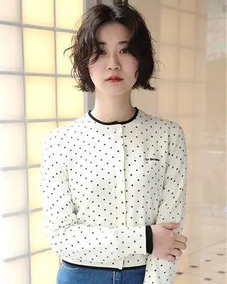 ショート パーマ (h)wim ウィムのヘアスタイル