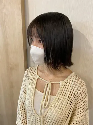 ショート 髪質改善/ストレート /オリーブ/堀内浩和のヘアスタイル