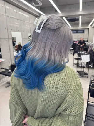 カラー Asami/名古屋/ ハイトーン/デザインのヘアスタイル