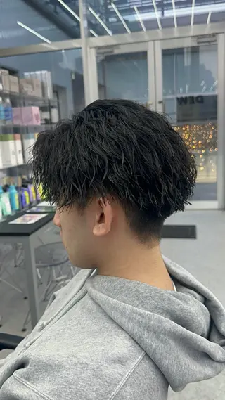 ショート パーマ メンズ DEW SHUNSUKEのヘアスタイル