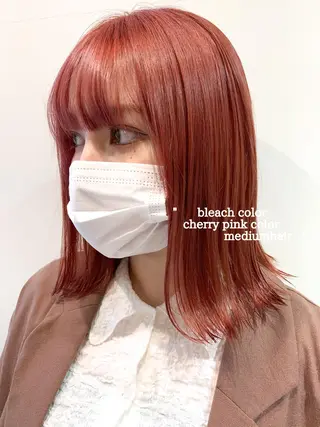 セミロング カラー ブリーチなしカラー 🌿脇黒丸 彩のヘアスタイル