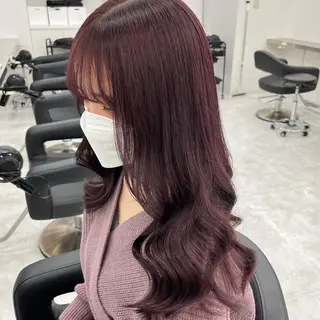 ロング カラー 🍒韓国暖色ヘア NO.1🍒🪽のヘアスタイル