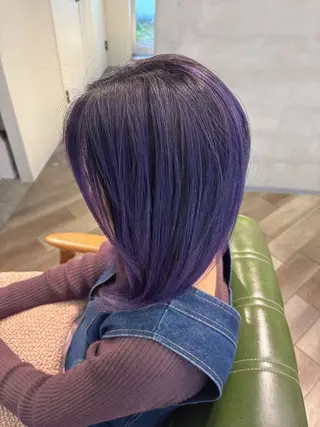 セミロング カラー 鮫島海斗☆レイヤー☆ ケアブリーチのヘアスタイル