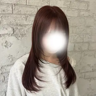 ロング 韓国レイヤー/ブリ ーチ🩶Momo🩶のヘアスタイル