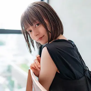ショート カラー ヘアアレンジ 波巻きスパイラルパー マ/シャドウパーマ駿のヘアスタイル
