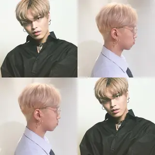 ショート カラー ヘアアレンジ メンズ 柔らか垢抜けｶﾗｰと ｶｯﾄ🫧ASUKAのヘアスタイル