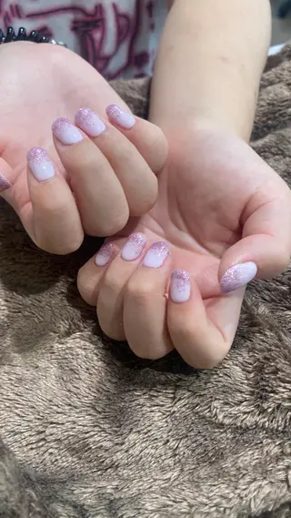 ネイル 透明感カラー🫧🎀 まりなのヘアスタイル