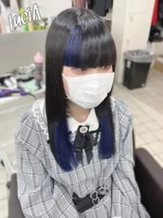 ロング ヘアアレンジ カラー エクステ7:30〜 LuciA\5900のヘアスタイル