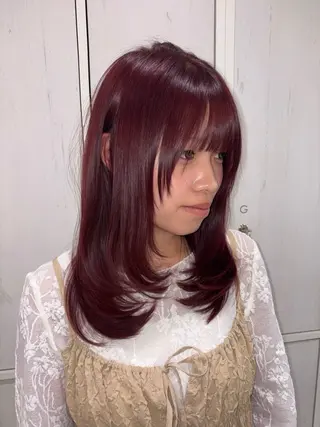 セミロング hana/海外風ヘア /レイヤーカット🪐のヘアスタイル