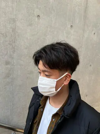 ショート メンズ 梅田茶屋町メンズ 専門美容師 山元一平のヘアスタイル