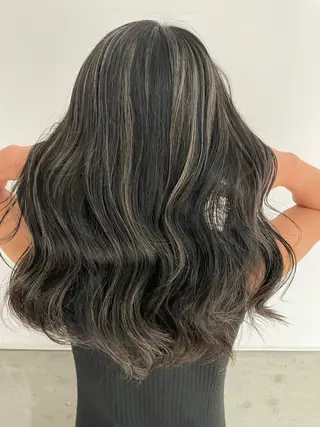 ロング カラー kilto.きょうか 🍑カットモデル🍑のヘアスタイル