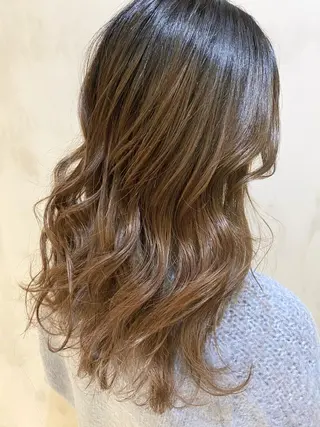 ロング カラー ヘアアレンジ ネイル マツエク・マツパ 夜23時まで予約🉑 reverieあきらのヘアスタイル