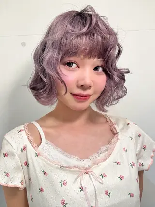 ショート カラー ness 一花のヘアスタイル