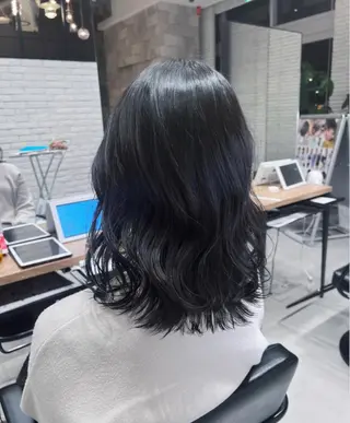 セミロング カラー 🔥メンズパーマ🔥 鈴木 翔斗のヘアスタイル