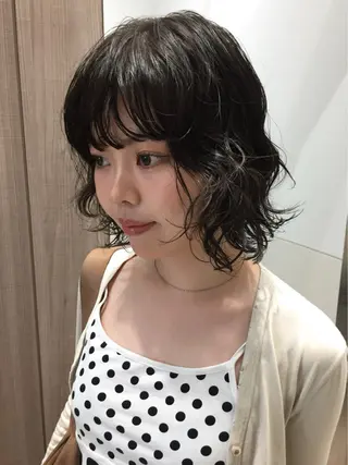 ショート カラー パーマ misa___boo MISAのヘアスタイル