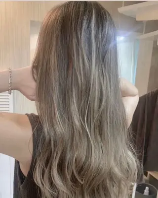 セミロング カラー パーマ ヘアアレンジ メンズ キッズ kotona 🤍miuraのヘアスタイル