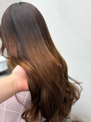 ロング 梅雨対策すぐ巻ける ☔️縮毛矯正勝倉　麗のヘアスタイル