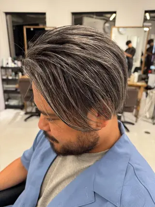 ショート カラー メンズ メンズ特化美容師 カラー専門ぺーターのヘアスタイル
