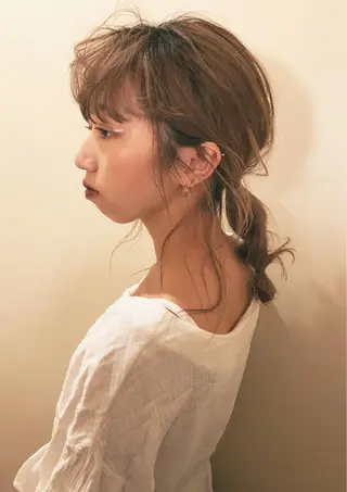 ロング ヘアアレンジ stylist　篠崎 憲一のヘアスタイル