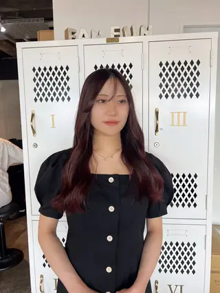 ロング カラー くまざき なな /パーマモデル募集中のヘアスタイル