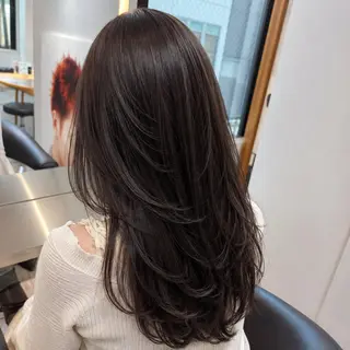 ロング カラー レイヤーカット/ ブリーチ💫チャンのヘアスタイル
