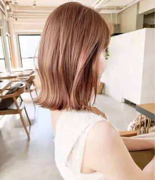 ミディアム 勝河 怜楊のヘアスタイル
