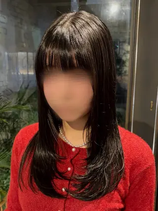 ロング コテ巻きパーマ✨/ 木下明哉のヘアスタイル