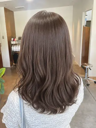 セミロング yukii しまむら のぞみのヘアスタイル