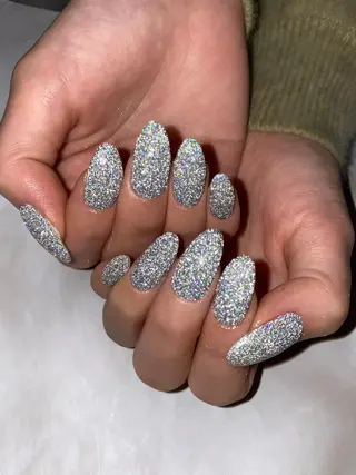 ネイル 渋谷／チップ長さ出し 👑アプレgel-xのネイルデザイン