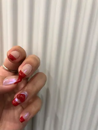 ネイル パラあり！フィルイン 美フォルムのネイルデザイン