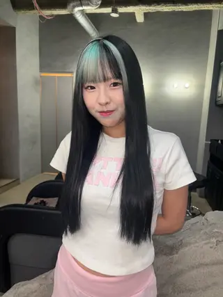 ロング カラー デザインカラー /rioのヘアスタイル