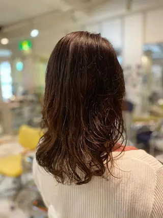 セミロング パーマ 黒川 奨のヘアスタイル