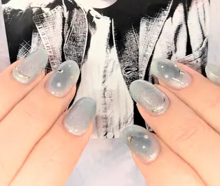 ネイル imaichise 🧡💜推しネイルのネイルデザイン