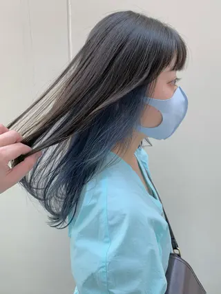 セミロング マンツーマン×半個室 まちだきょうすけのヘアスタイル
