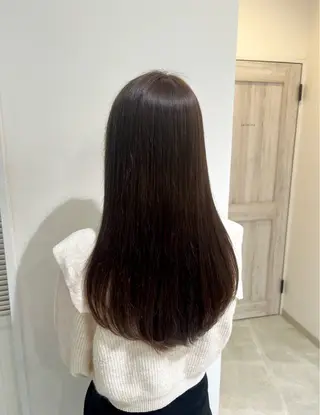 ロング カラー 所 有紗のヘアスタイル