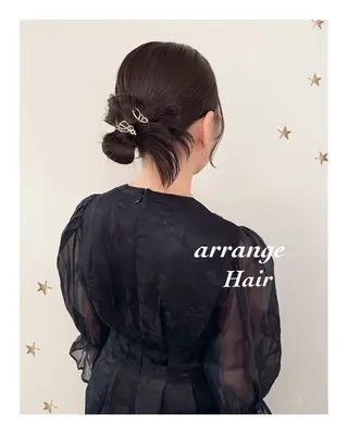 セミロング ヘアアレンジ 市川 千夏のヘアスタイル