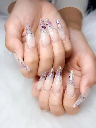 ロング カラー Bling Salonのネイルデザイン