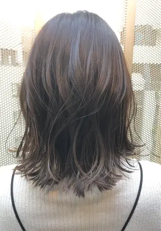 ミディアム カラー 艶髪/レイヤーカット /髪質改善/清水のヘアスタイル