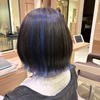 ミディアム カラー 艶カラー みゆう💘のヘアスタイル
