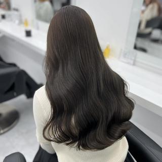 カラー 韓国ガーリー🩶🎀 ブリーチあり/なしのヘアスタイル