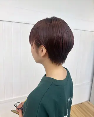ショート カラー MAI/髪質改善/ 幹細胞トリートメントのヘアスタイル