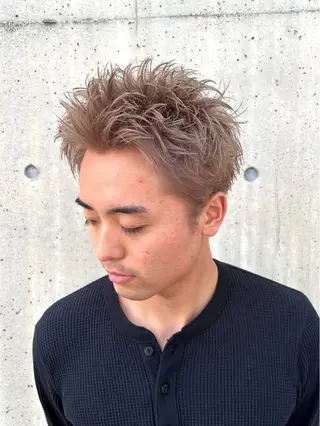 カラー メンズ 前田 匡蔵のヘアスタイル