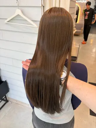 ミディアム カラー ダブルカラー メンズパーマ大成のヘアスタイル