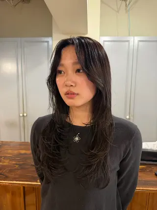 ミディアム カラー 🤩噂のMr.髪ポジ ティブ®️yu🤩のヘアスタイル